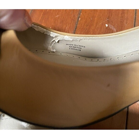 Adrienne Vittadini Tan Heels With Bows Sz.9.5M - Picture 7 of 7